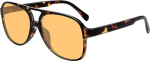 WOWSUN Gafas de sol RETRO cuadradas retro vintage 1